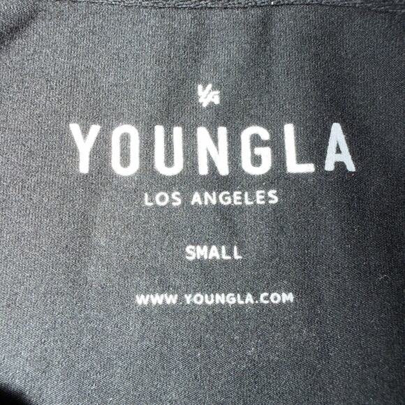 YoungLA Shirt Mens Small Black Pink Tie Dye Hummingbird Floral Graphic Tank Top - Picture 5 of 12